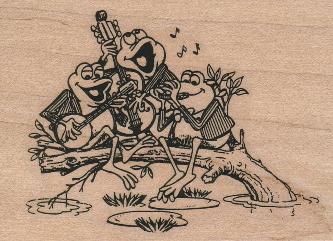 Frog Trio 2 3/4 x 3 3/4-0