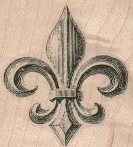 Fleur De Lis 2 x 2-0
