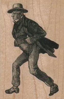 Walking Man 2 1/4 x 3 1/4-0