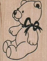 Teddy Bear Side 1 1/2 x 1 3/4-0