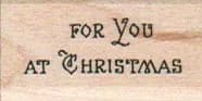 For You At Christmas 3/4 x 1 1/4-0