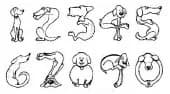 Dog Numbers Unmounted-0