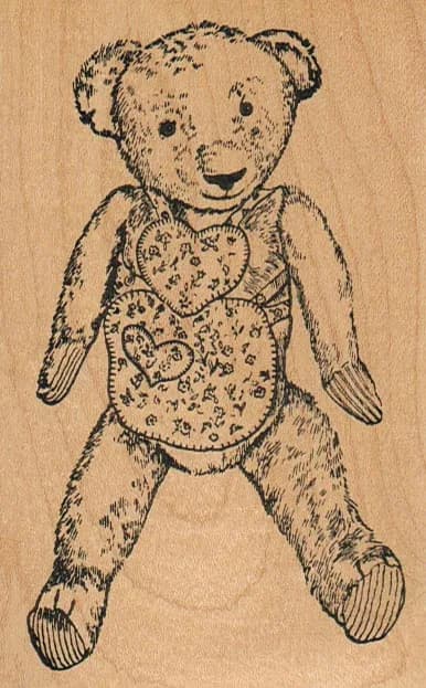 Teddy Big Heart 2 3/4 x 4 1/4-0