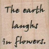 The Earth Laughs In Flowers 1 1/4 x 1 1/4-0