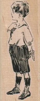 Boy With Hands Behind Back 1 1/2 x 3 1/2-0