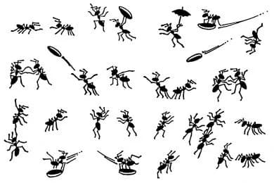 Plate O' Ants (Unmounted)-0