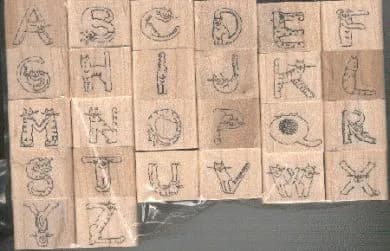 Cat Alphabet Unmounted-0