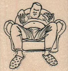 Man In Chair 1 3/4 x 1 3/4-0