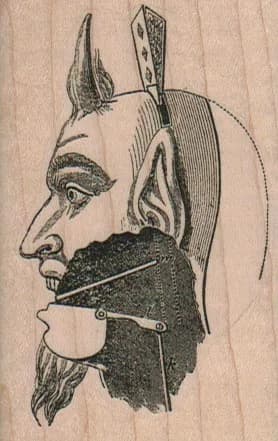 Steampunk Head 2 x 3-0