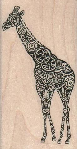 Steampunk Giraffe 1 3/4 x 3 1/4-0