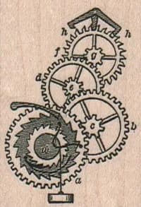 Four Gears Rotating 1 1/2 x 2-0