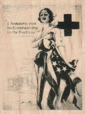 Red Cross Poster 2 1/2 x 3 1/4-0