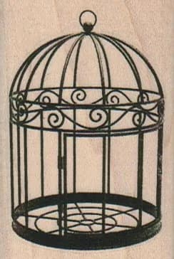 Fancy Bird Cage 1 3/4 x 2 1/2-0