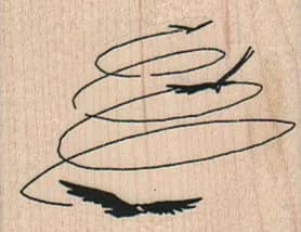 Circling Birds 2 x 1 1/2-0