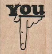 You Finger 1 1/4 x 1 1/4-0
