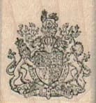 British Coat Of Arms 1 x 1-0