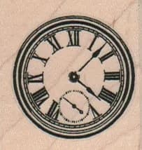Clock/Pocket Watch 1 1/2 x 1 1/2-0