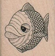Big Lipped Fish (Small) 1 1/2 x 1 1/2-0