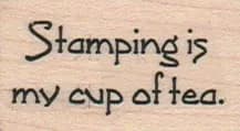 Stamping Is My Cup 1 x 1 3/4-0