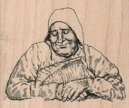Folded Arms Person 2 3/4 x 2 1/4-0