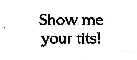 Show Me Your 3/4 x 1-0