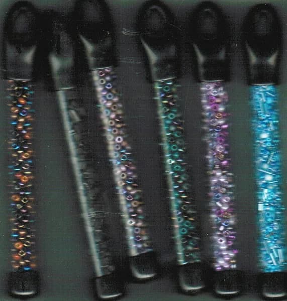 Glass Bead Tubes 24 Grams-Various Colors and Mixes-0
