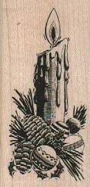 Christmas Candle 1 1/2 x 2 3/4-0