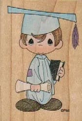Stampendous UH005 Boy Graduate 1 3/4 x 2 1/2-0