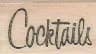Cocktails 3/4 x 1-0