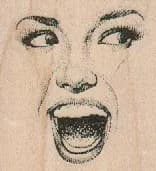 Mouth Open Face 1 3/4 x 1 3/4-0