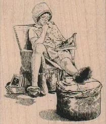 Lady Relaxing 2 1/4 x 2 1/2-0