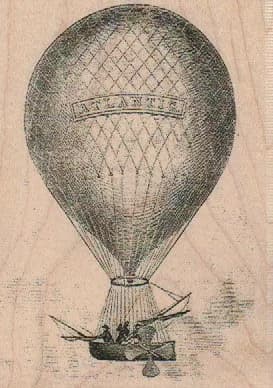 Steampunk Balloon 3 x 4-0