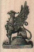 Griffin Statue 1 1/4 x 1 3/4-0