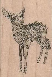 Steampunk Fawn 2 x 2 3/4-0