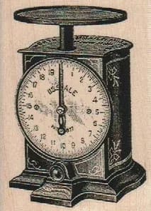 Scale 2 1/4 x 3-0