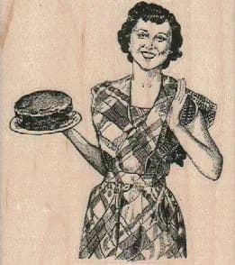 Cake Lady 2 3/4 x 3-0