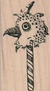 Bird Head On Stick 1 3/4 x 3-0