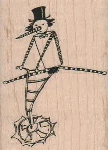 Wheeled Man 2 1/4 x 3-0