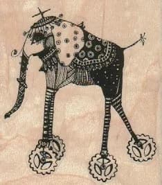Wheeley Elephant 2 1/2 x 2 3/4-0
