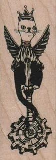 Wheeley Winged Cat 1 1/4 x 3 1/4-0