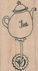 Wheeled Tea Kettle 1 3/4 x 3-0