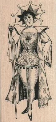 Lady In Costume 2 x 4-0