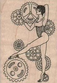 Lady Around Gears 2 x 2 3/4-0