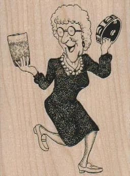 Happy Lady 2 3/4 x 3 1/2-0