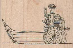 Steampunk Boat 2 3/4 x 1 3/4-0