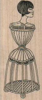Dressform Lady 1 1/2 x 3 1/4-0