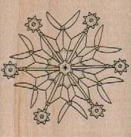 Steampunk Hexagon Design 2 x 2-0