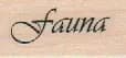Fauna 3/4 x 1 1/4-0