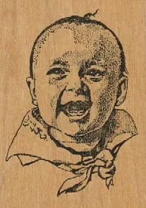 Smiling Baby 2 1/4 x 3-0