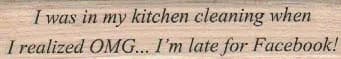 I was In My Kitchen 3/4 x 3 1/2-0